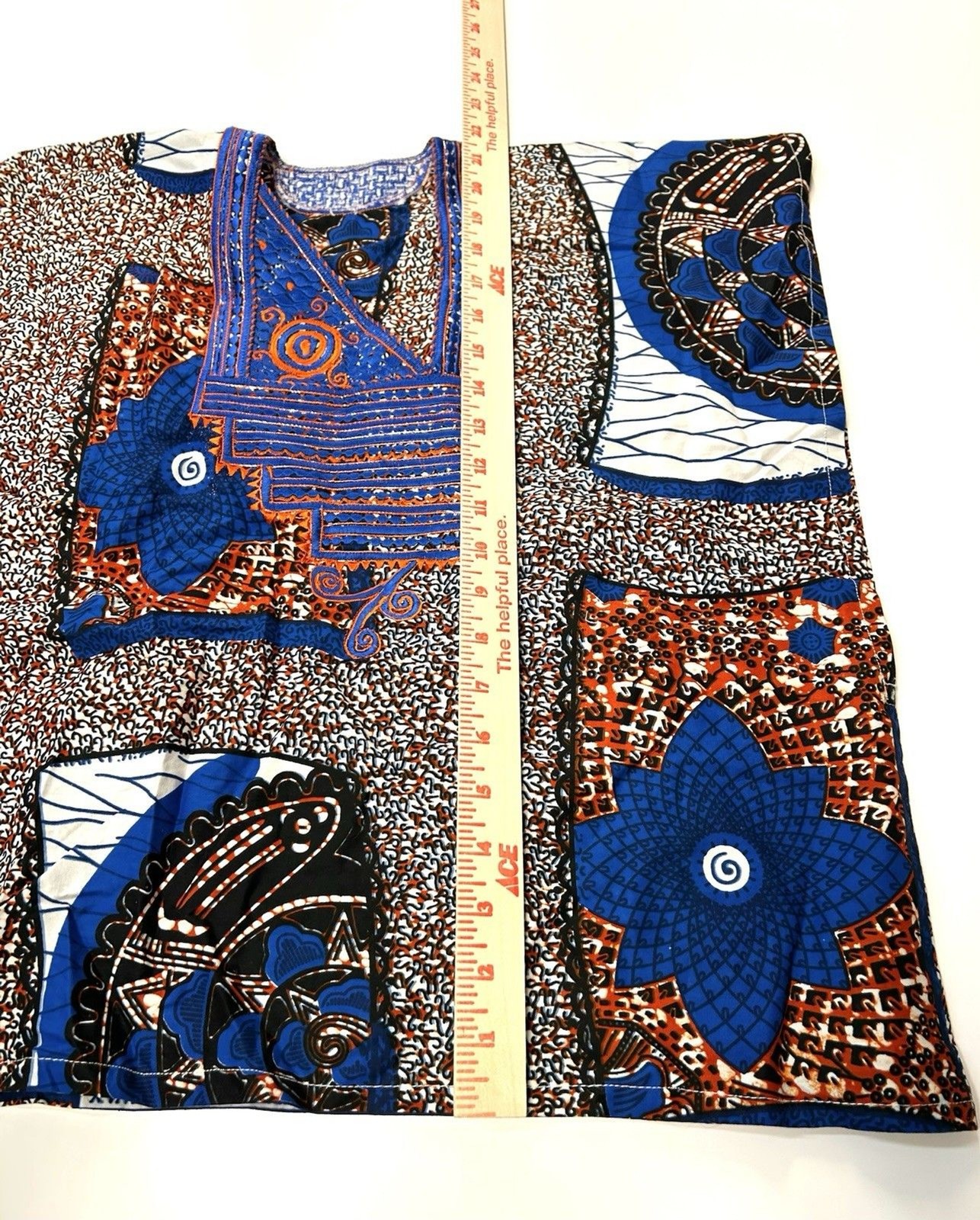 Adult African Wax Fabric Ankara Shirt No Size Check Measurements