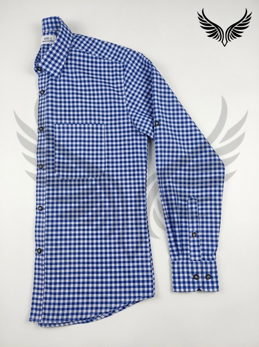 Bavarian Shirt Blue German Outfit Formal Dress Shirt for Men Oktoberfest Costume