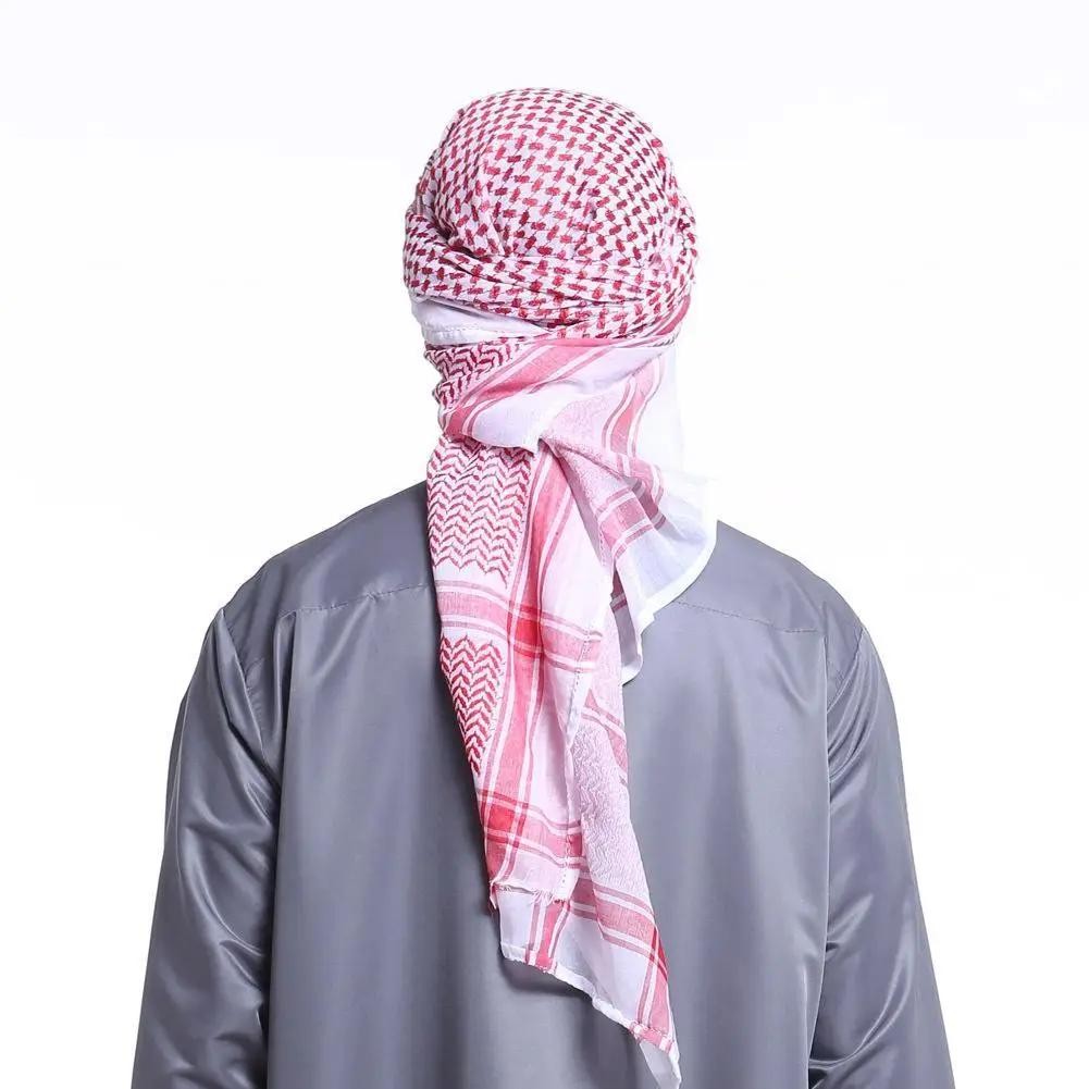 Muslim Hijab Scarf Arab Headwear Islamic Foulard Jersey Turban Prayer Wrap