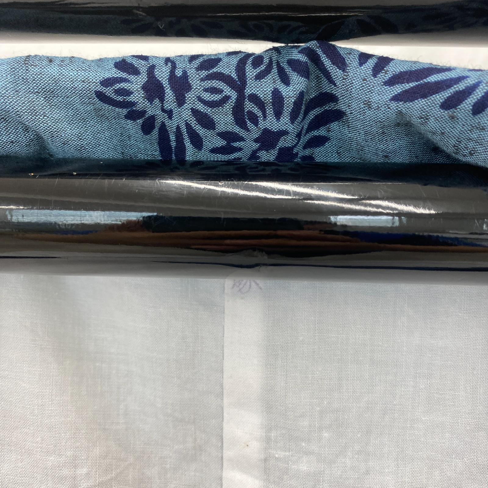 Japanese Vintage Kimono Yukata Blue No Lining Traditional Authentic Length 58 in