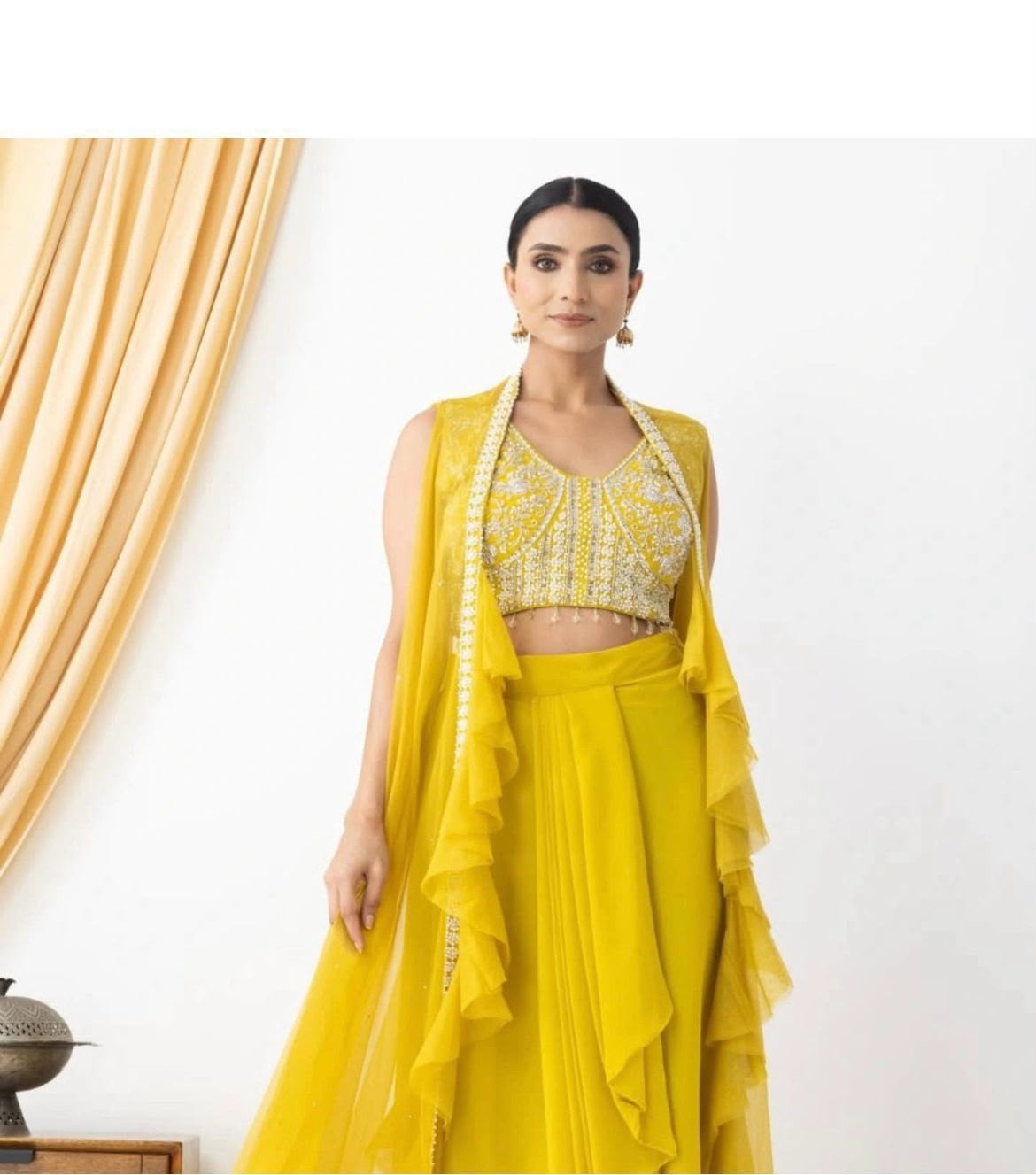Designer Indian Pakistani WESTERN OUTFIT Bollywood Dress Party Wear Suit wedding