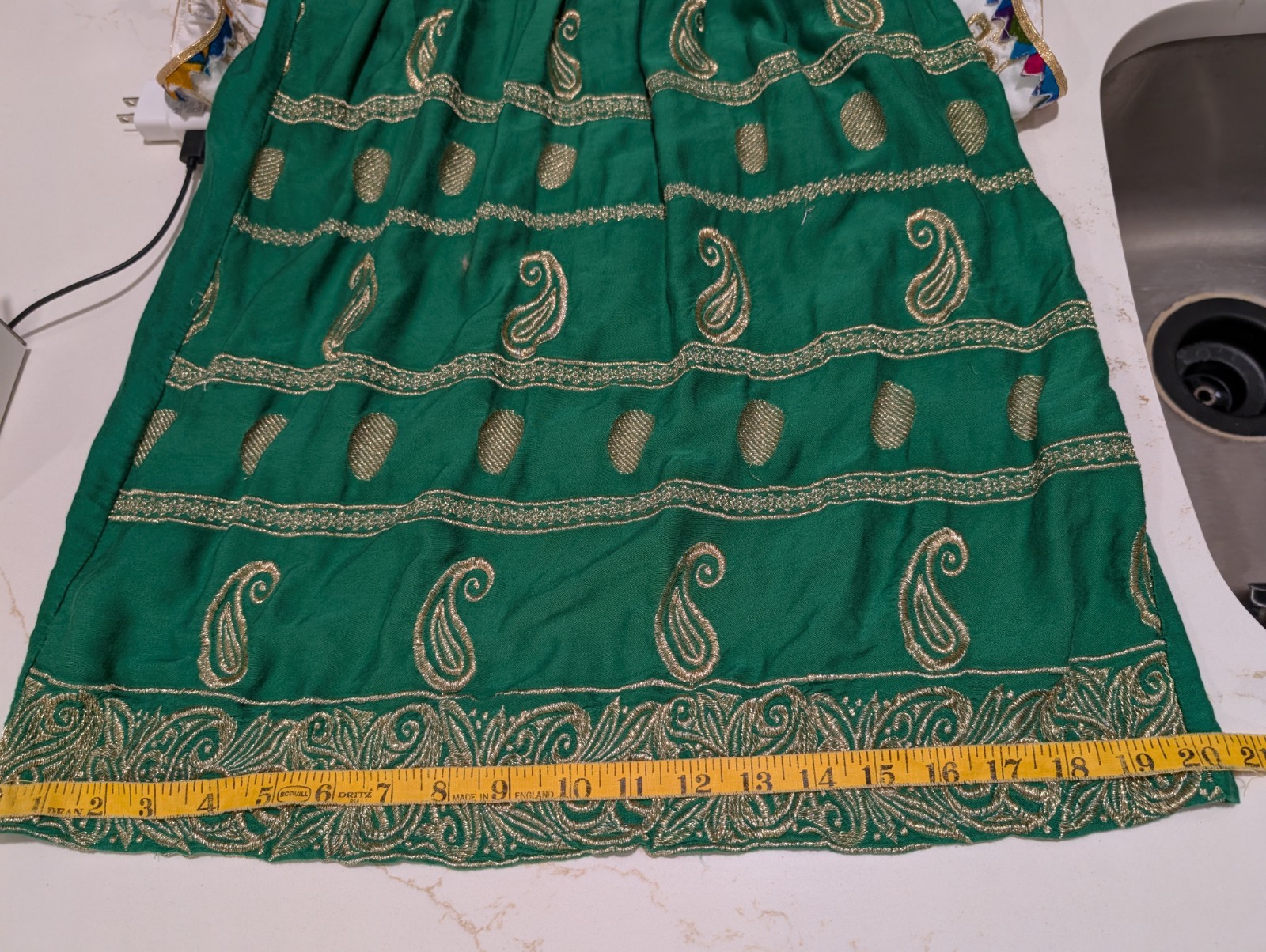 Afghani Dress Traditional Afghan Dress Indian White Embroidery Handmade